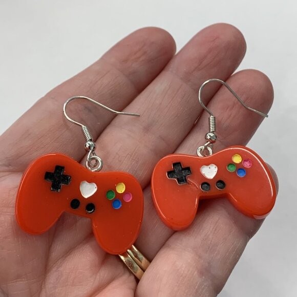 X Box Earrings, Gaming Earrings, Novelty Earrings, Gift Idea, Silly Earr… - Picture 1 of 4